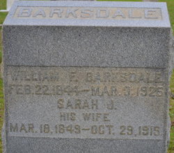 Sarah J “Sallie” <I>Bobo</I> Barksdale 