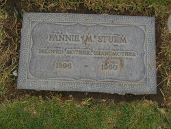 Fannie M <I>Tess</I> Sturm 