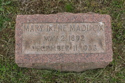 Mary Irene <I>Barringer</I> Maddox 