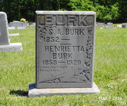 Henrietta <I>Bushart</I> Burk 