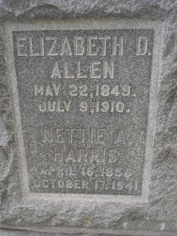 Elizabeth D. “Lizzie” Allen 