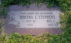 Dortha Lee <I>Lindsay</I> Stephens 