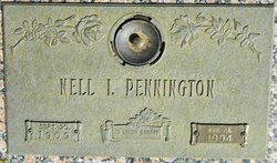 Nell Irene “Nellie” <I>Akin</I> Pennington 