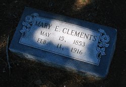 Mary E “Mollie” <I>Stewart</I> Clements 