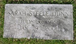 Sarah Allene <I>Steele</I> Dunn 