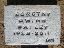 Dorothy Maxine <I>Gwinn</I> Bailey 