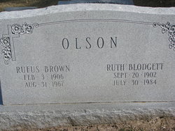Ruth H. <I>Blodgett</I> Olson 