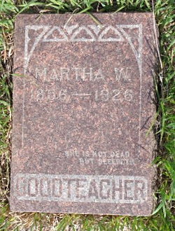 Martha W. Goodteacher 