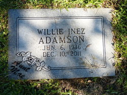 Willie Inez <I>Fielding</I> Adamson 
