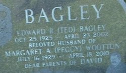 Margaret A. “Peggy” <I>Wootton</I> Bagley 