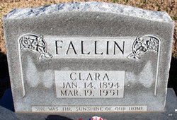 Clara <I>Johnson</I> Fallin 