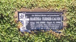 Martha Turner Calvin 