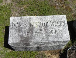Doris <I>Bishop</I> Allen 