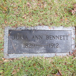 Julia Ann <I>Darling</I> Bennett 
