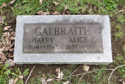 Alice A. <I>Goodemote</I> Galbraith 