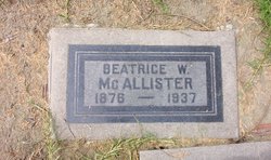 Beatrice W Mc Allister 