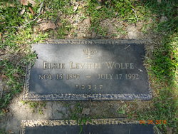 Elsie <I>Levitin</I> Wolfe 