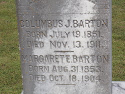 Margaret E <I>Becton</I> Barton 