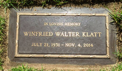 Winifred <I>Walter</I> Klatt 