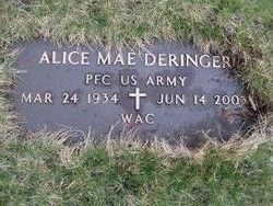 Alice Mae <I>Graessley</I> Deringer 