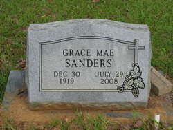 Grace Mae <I>Rivers</I> Sanders 