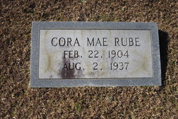 Cora Mae <I>Tillman</I> Rube 