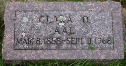 Clara Otelia <I>Peterson</I> Aal 