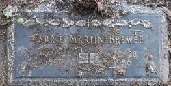 Carrie Estella <I>Martin</I> Brewer 