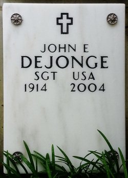 John E Dejonge 