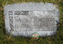 Maude Elizabeth <I>Valley</I> Bergeron 