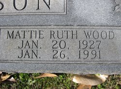 Mattie Ruth <I>Wood</I> Anderson 