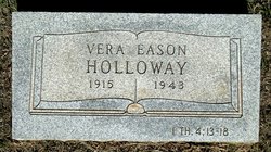 Vera Mae <I>Eason</I> Holloway 