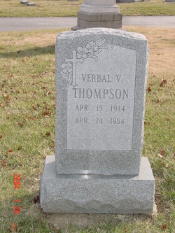 Mrs Verbal Virginia <I>Wells</I> Thompson 