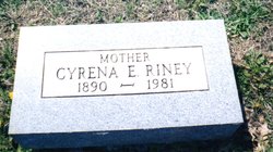 Cyrena Elizabeth <I>McClenning</I> Riney 