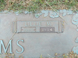 Lillie M Adams 