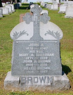 Mary A. <I>Halloran</I> Brown 