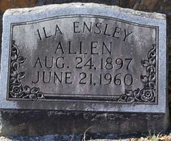 Ila Mae <I>Ensley</I> Allen 