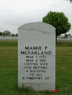 Mamie Pearl <I>Eller</I> McFarland 