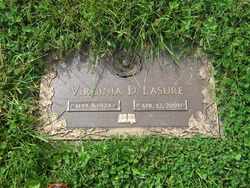 Virginia D. <I>Stackpole</I> Lasure 