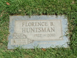 Florence <I>Beacham</I> Huntsman 