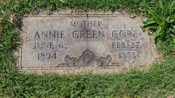 Annie <I>Green</I> Gore 