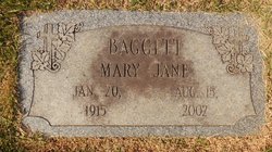 Mary Jane <I>Cash</I> Baggett 