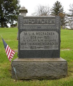 Martha M <I>Adams</I> McCracken 