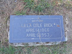Lilla <I>Cole</I> Buck 