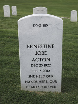 Ernestine <I>Jobe</I> Acton 