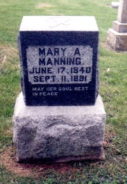 Mary Ann <I>Riney</I> Manning 