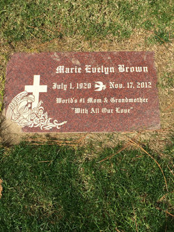 Marie Evelyn <I>Stempson</I> Brown 