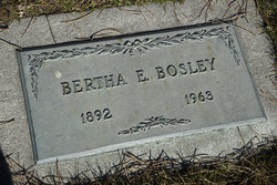 Bertha Ellen <I>Applegate</I> Bosley 