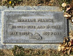 Marian T “Goldie” <I>Still</I> Pearce 