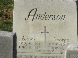 Agnes V <I>Brady</I> Anderson 